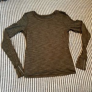 lululemon Open Back Long Sleeve